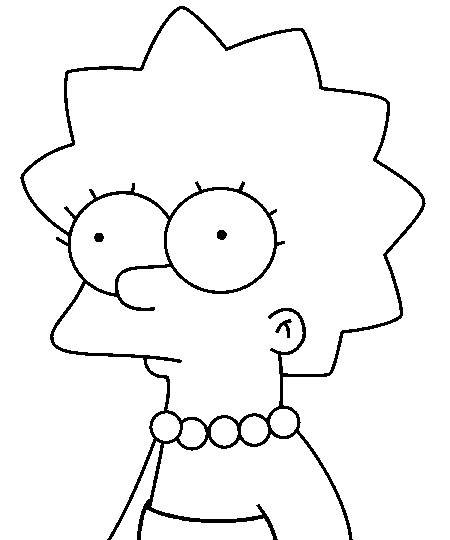 Coloring page: Simpsons (Cartoons) #23958 - Free Printable Coloring Pages