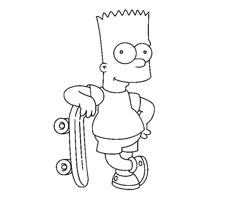 Coloring page: Simpsons (Cartoons) #23960 - Free Printable Coloring Pages