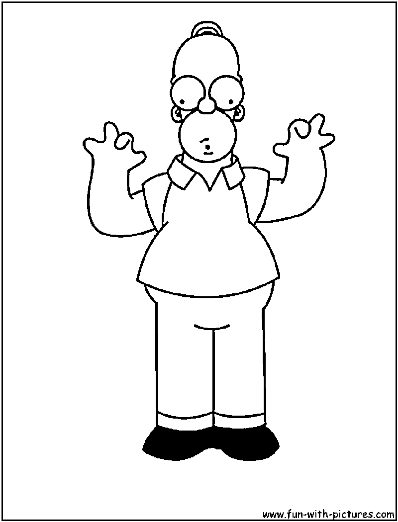 Coloring page: Simpsons (Cartoons) #23965 - Free Printable Coloring Pages