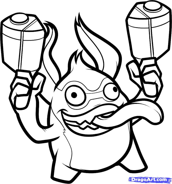 Coloring page: Skylanders (Cartoons) #43411 - Free Printable Coloring Pages