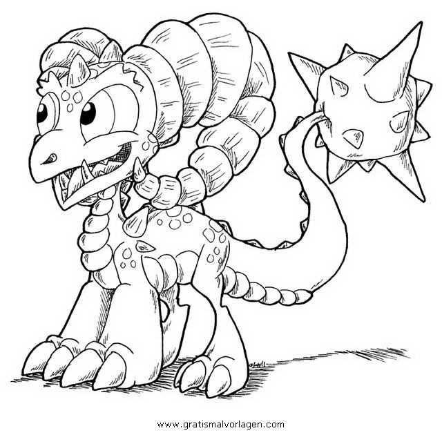 Coloring page: Skylanders (Cartoons) #43413 - Free Printable Coloring Pages