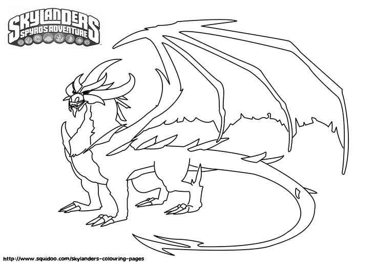 Coloring page: Skylanders (Cartoons) #43449 - Free Printable Coloring Pages