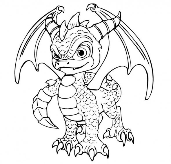 Coloring page: Skylanders (Cartoons) #43475 - Free Printable Coloring Pages