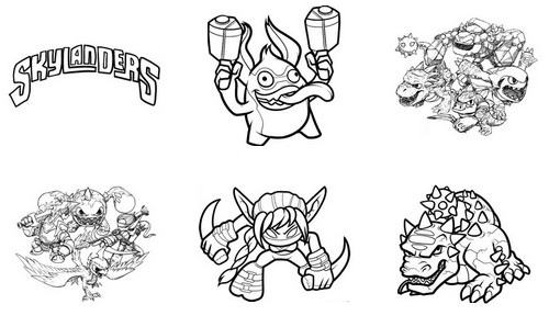 Coloring page: Skylanders (Cartoons) #43524 - Free Printable Coloring Pages