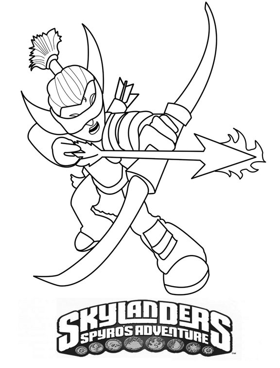 Coloring page: Skylanders (Cartoons) #43529 - Free Printable Coloring Pages