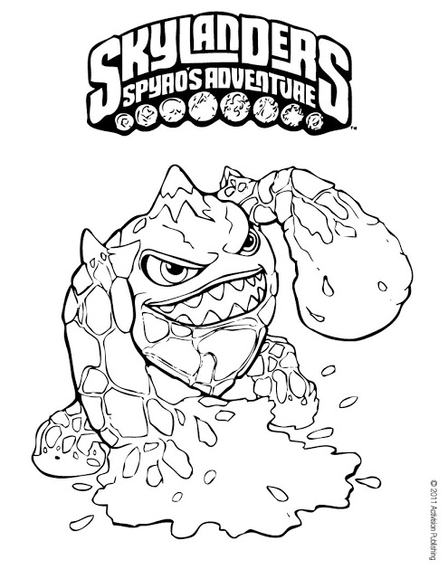 Coloring page: Skylanders (Cartoons) #43534 - Free Printable Coloring Pages