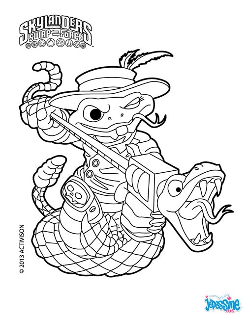 Coloring page: Skylanders (Cartoons) #43552 - Free Printable Coloring Pages