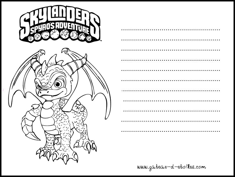 Coloring page: Skylanders (Cartoons) #43653 - Free Printable Coloring Pages