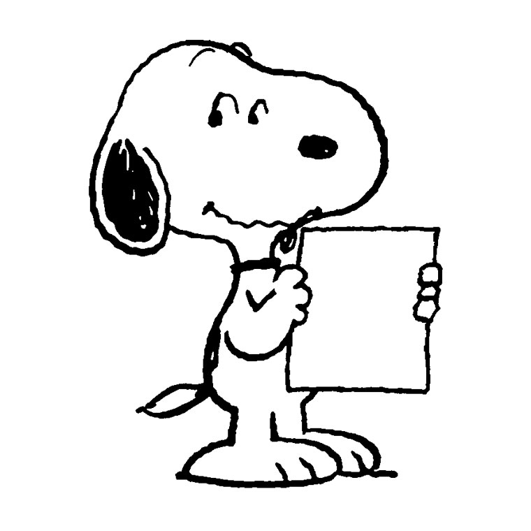 Coloring page: Snoopy (Cartoons) #27051 - Free Printable Coloring Pages