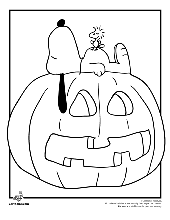 Coloring page: Snoopy (Cartoons) #27082 - Free Printable Coloring Pages