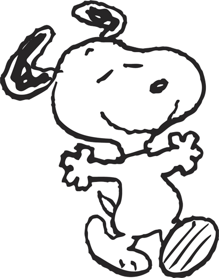 Coloring page: Snoopy (Cartoons) #27123 - Free Printable Coloring Pages