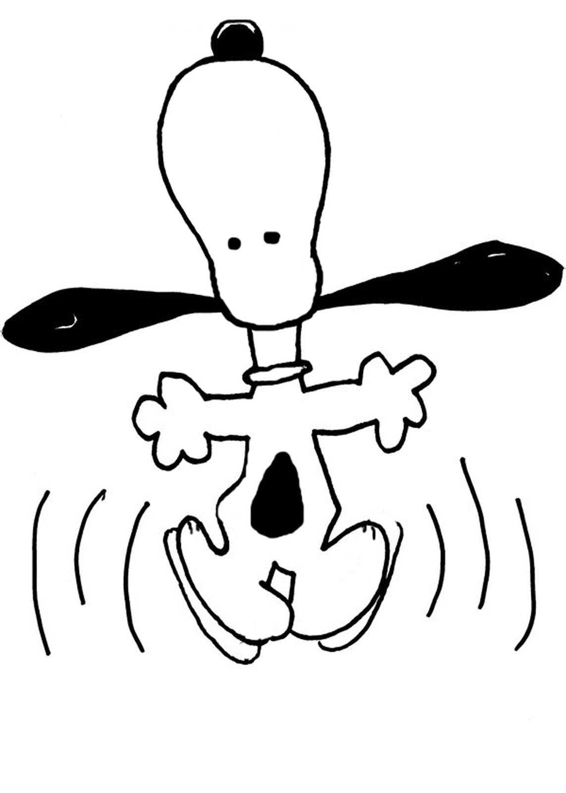 Coloring page: Snoopy (Cartoons) #27146 - Free Printable Coloring Pages