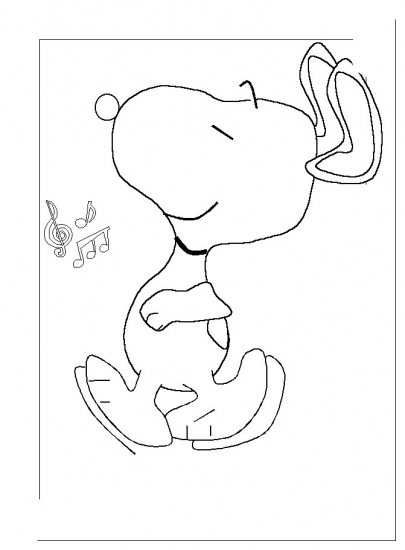 Coloring page: Snoopy (Cartoons) #27189 - Free Printable Coloring Pages