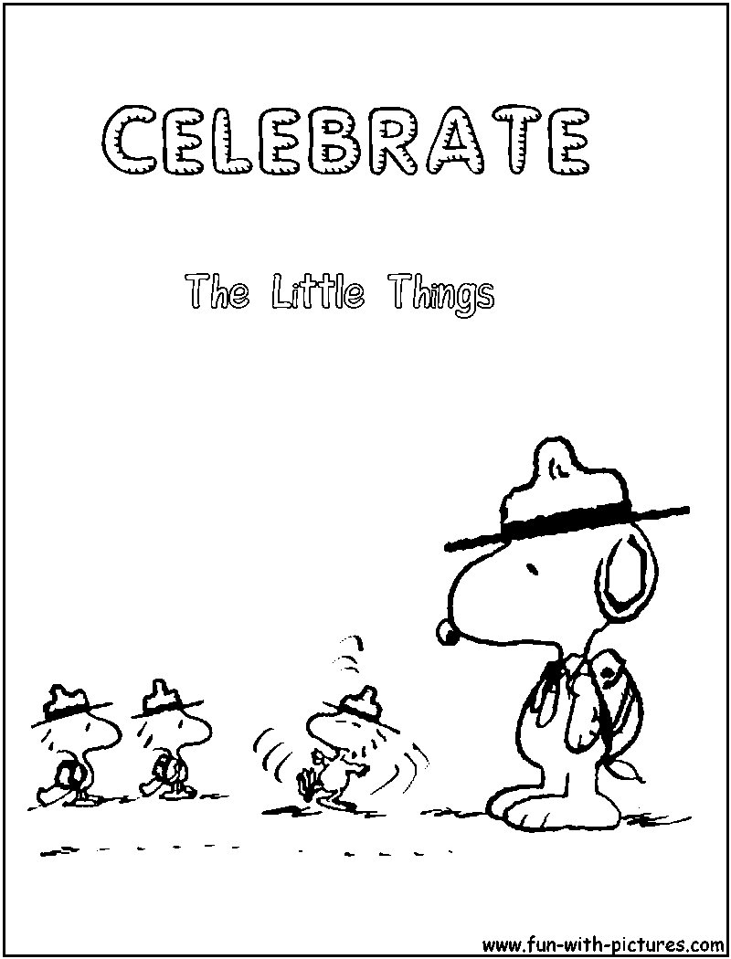Coloring page: Snoopy (Cartoons) #27214 - Free Printable Coloring Pages