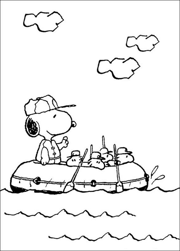 Coloring page: Snoopy (Cartoons) #27245 - Free Printable Coloring Pages