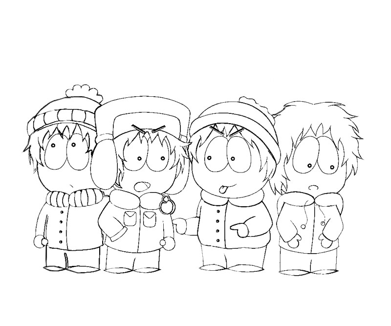 Coloring page: South Park (Cartoons) #31179 - Free Printable Coloring Pages