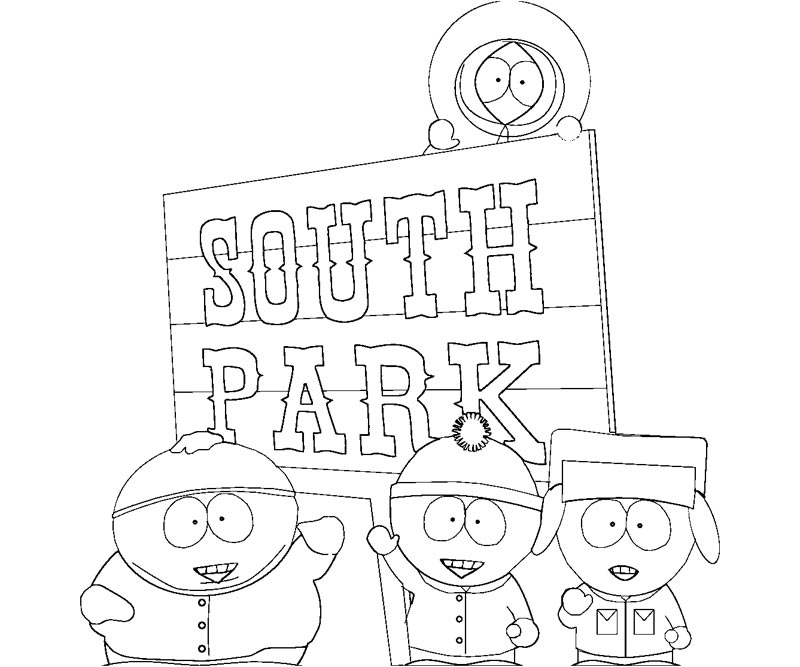 south park coloring pages