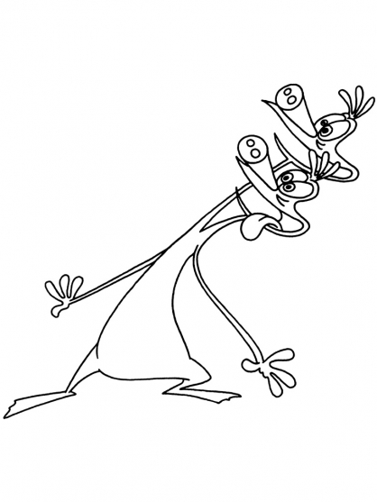 Coloring page: Space Goofs (Cartoons) #34273 - Free Printable Coloring Pages