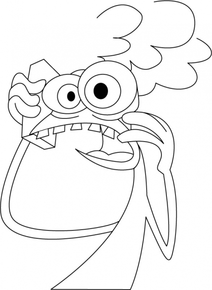 Coloring page: Space Goofs (Cartoons) #34474 - Free Printable Coloring Pages