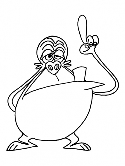 Coloring page: Space Goofs (Cartoons) #34482 - Free Printable Coloring Pages