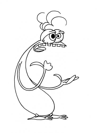 Coloring page: Space Goofs (Cartoons) #34491 - Free Printable Coloring Pages