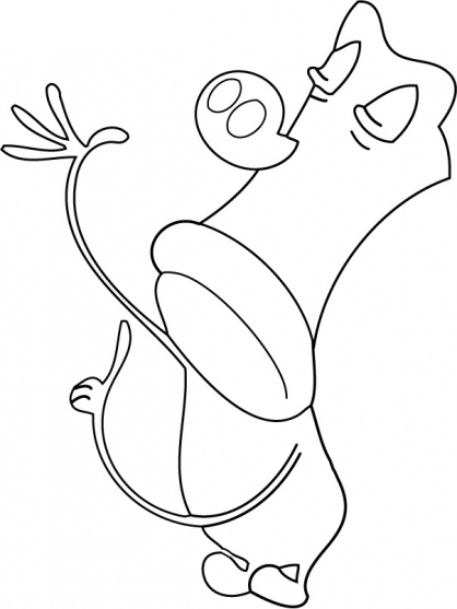 Coloring page: Space Goofs (Cartoons) #34496 - Free Printable Coloring Pages