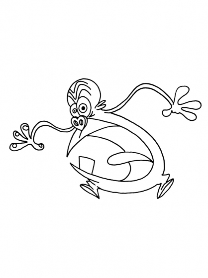 Coloring page: Space Goofs (Cartoons) #34497 - Free Printable Coloring Pages