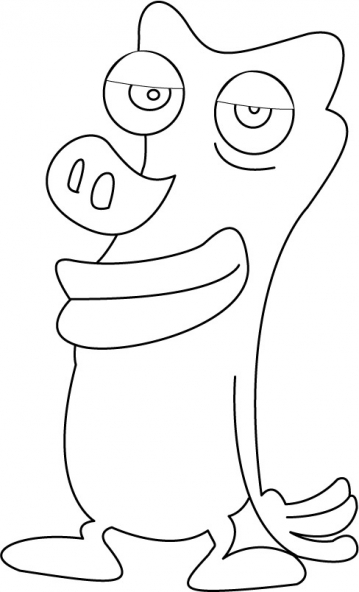 Coloring page: Space Goofs (Cartoons) #34514 - Free Printable Coloring Pages