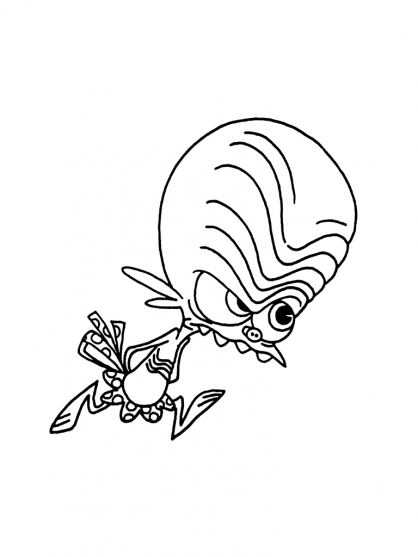 Coloring page: Space Goofs (Cartoons) #34521 - Free Printable Coloring Pages