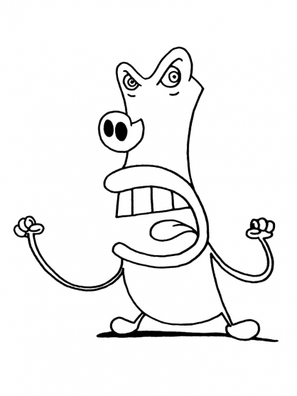 Coloring page: Space Goofs (Cartoons) #34522 - Free Printable Coloring Pages