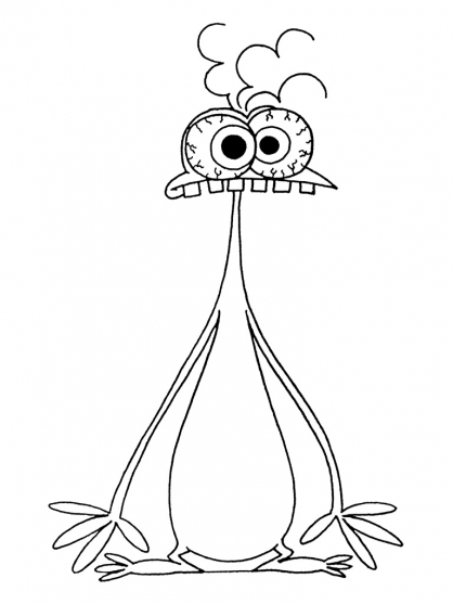 Coloring page: Space Goofs (Cartoons) #34532 - Free Printable Coloring Pages