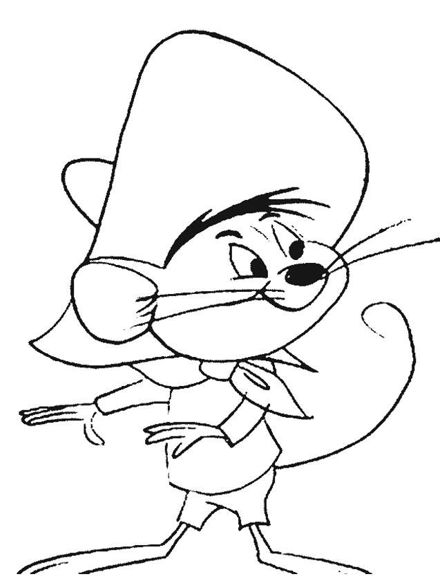 Coloring page: Speedy Gonzales (Cartoons) #30723 - Free Printable Coloring Pages