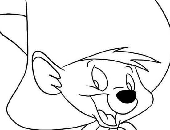 Coloring page: Speedy Gonzales (Cartoons) #30725 - Free Printable Coloring Pages