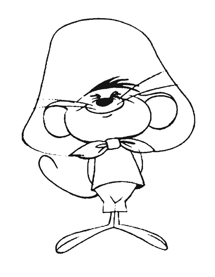 Coloring page: Speedy Gonzales (Cartoons) #30738 - Free Printable Coloring Pages