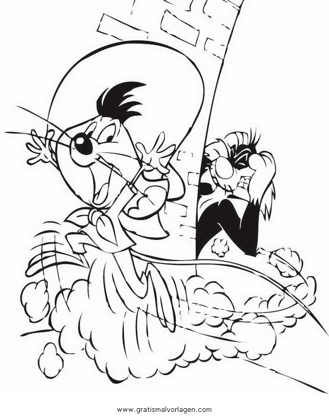 Coloring page: Speedy Gonzales (Cartoons) #30742 - Free Printable Coloring Pages
