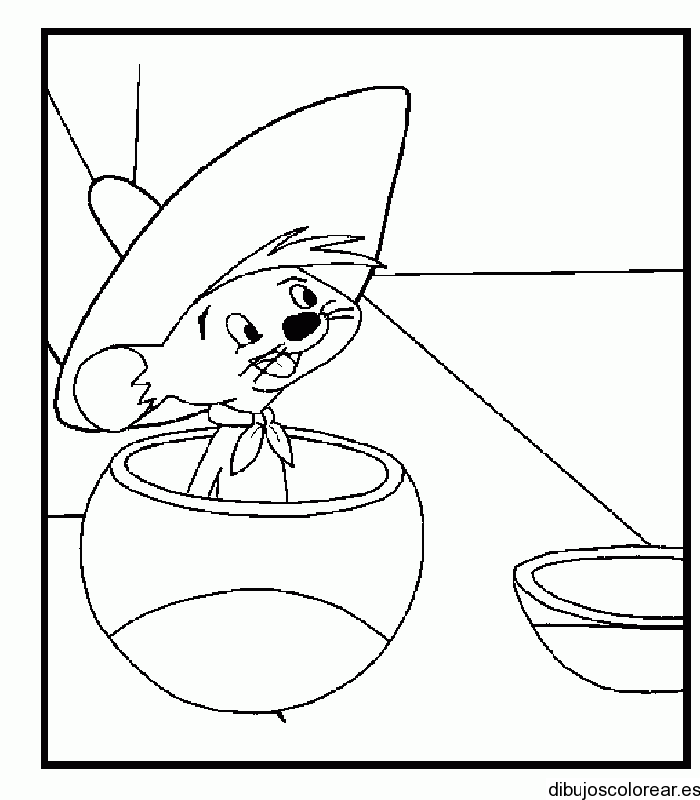 Coloring page: Speedy Gonzales (Cartoons) #30767 - Free Printable Coloring Pages