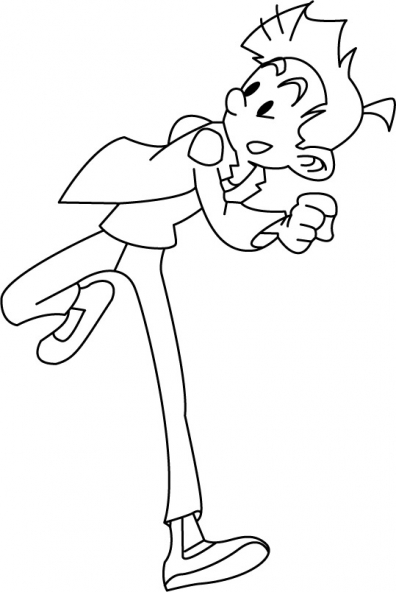 Coloring page: Spirou (Cartoons) #30516 - Free Printable Coloring Pages
