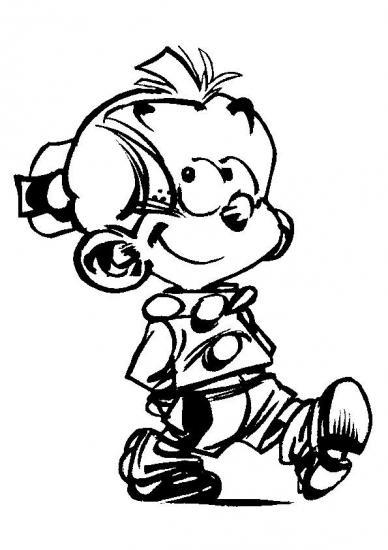 Coloring page: Spirou (Cartoons) #30522 - Free Printable Coloring Pages