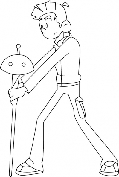 Coloring page: Spirou (Cartoons) #30531 - Free Printable Coloring Pages