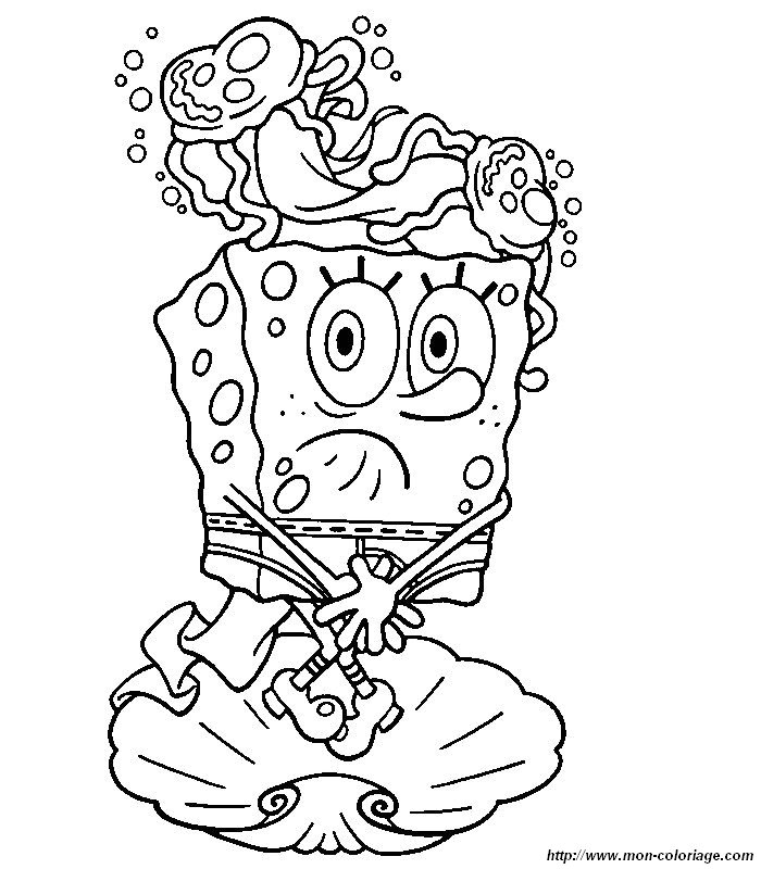 Coloring page: SquareBob SquarePants (Cartoons) #33385 - Free Printable Coloring Pages