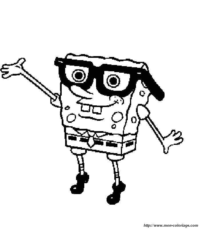 Coloring page: SquareBob SquarePants (Cartoons) #33393 - Free Printable Coloring Pages