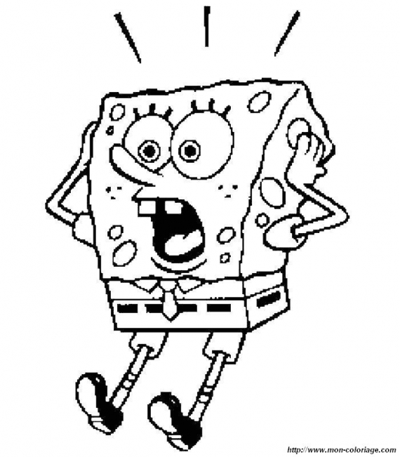 Coloring page: SquareBob SquarePants (Cartoons) #33410 - Free Printable Coloring Pages