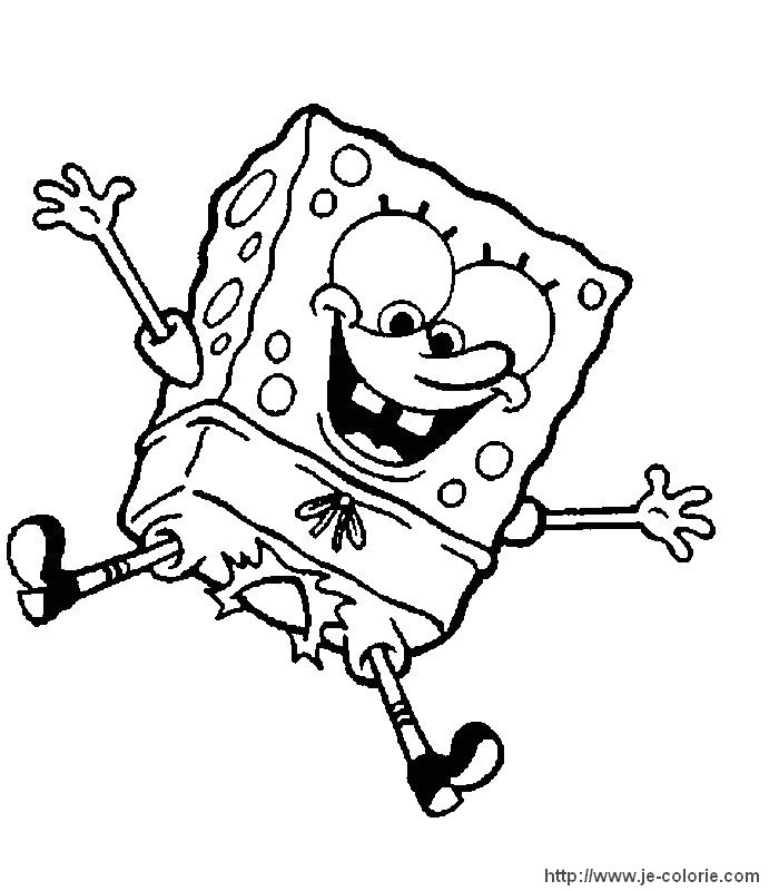 Drawing SquareBob SquarePants #33416 (Cartoons) – Printable coloring pages