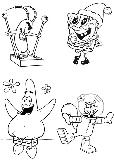 Coloring page: SquareBob SquarePants (Cartoons) #33418 - Free Printable Coloring Pages