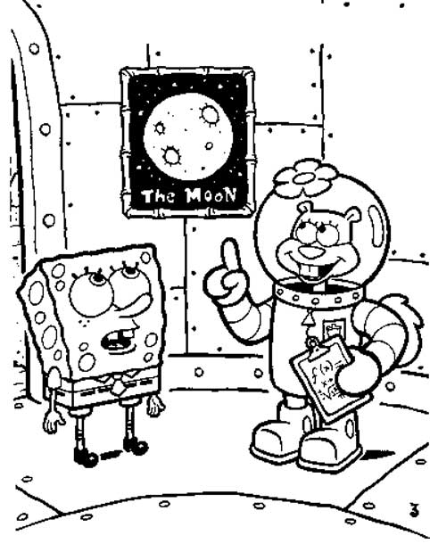 Coloring page: SquareBob SquarePants (Cartoons) #33420 - Free Printable Coloring Pages