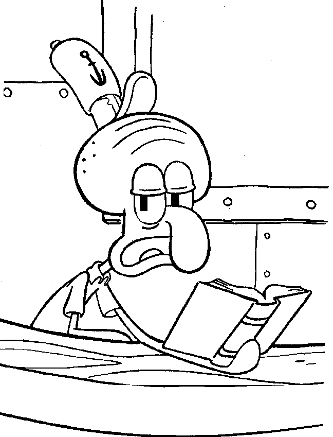 Coloring page: SquareBob SquarePants (Cartoons) #33436 - Free Printable Coloring Pages