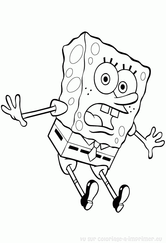 Coloring page: SquareBob SquarePants (Cartoons) #33437 - Free Printable Coloring Pages