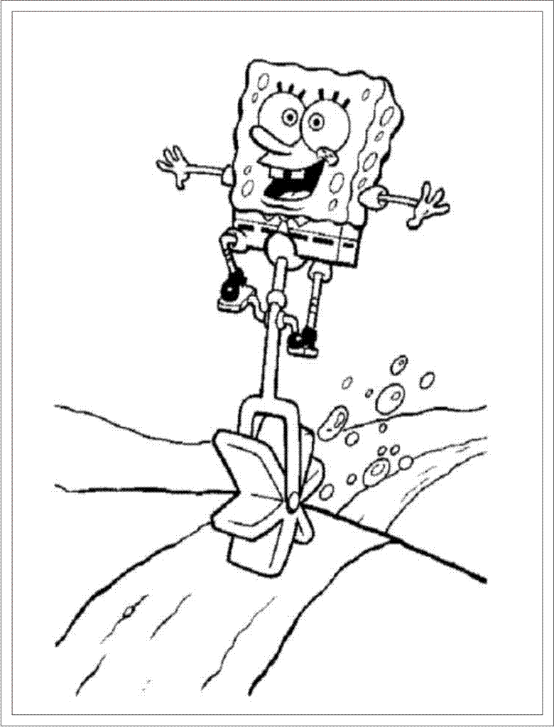 Coloring page: SquareBob SquarePants (Cartoons) #33447 - Free Printable Coloring Pages