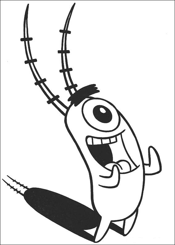 Coloring page: SquareBob SquarePants (Cartoons) #33456 - Free Printable Coloring Pages