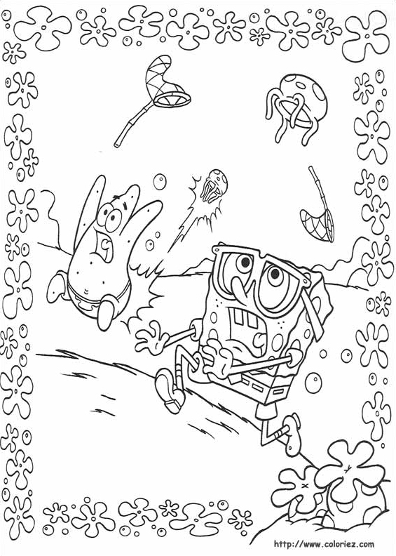 Coloring page: SquareBob SquarePants (Cartoons) #33481 - Free Printable Coloring Pages